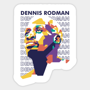 Dennis Rodman The Worm Sticker